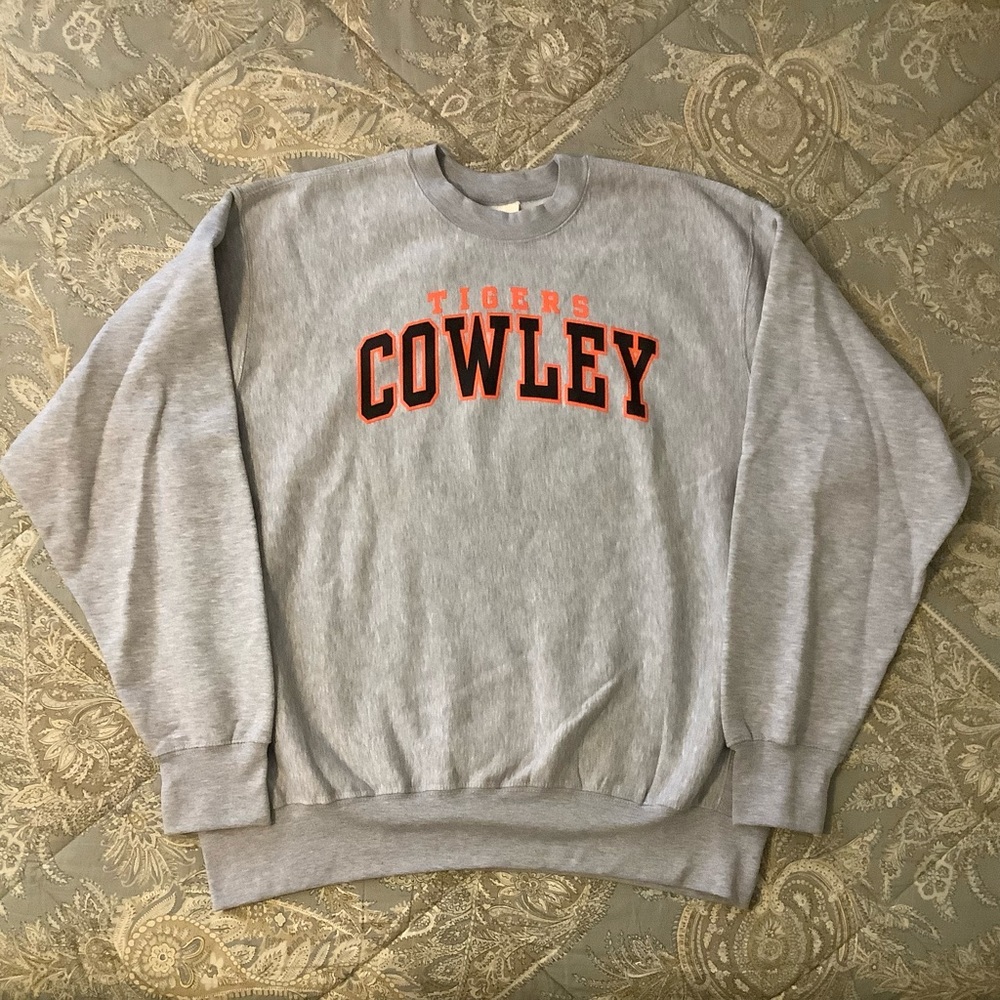 NWT Crowley County Tigers Jr College Sweatshirt Men’s Sz XL